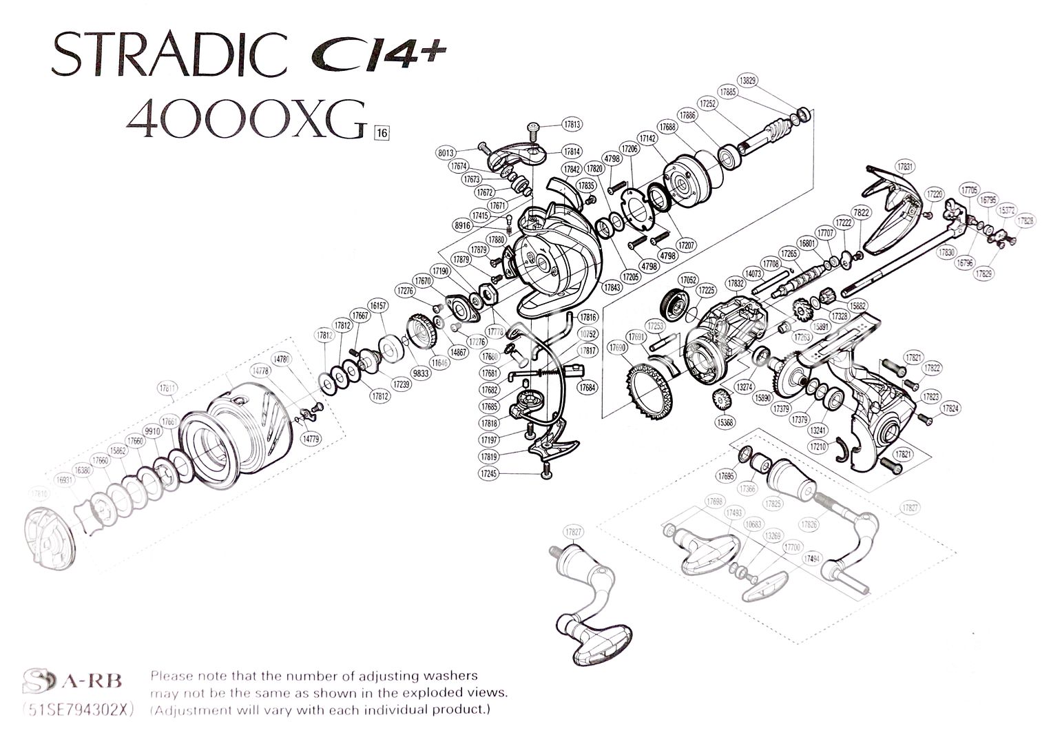 Shimano Reel Spinning Stradic CI4+ 4000XG STC144000XGFB (3616